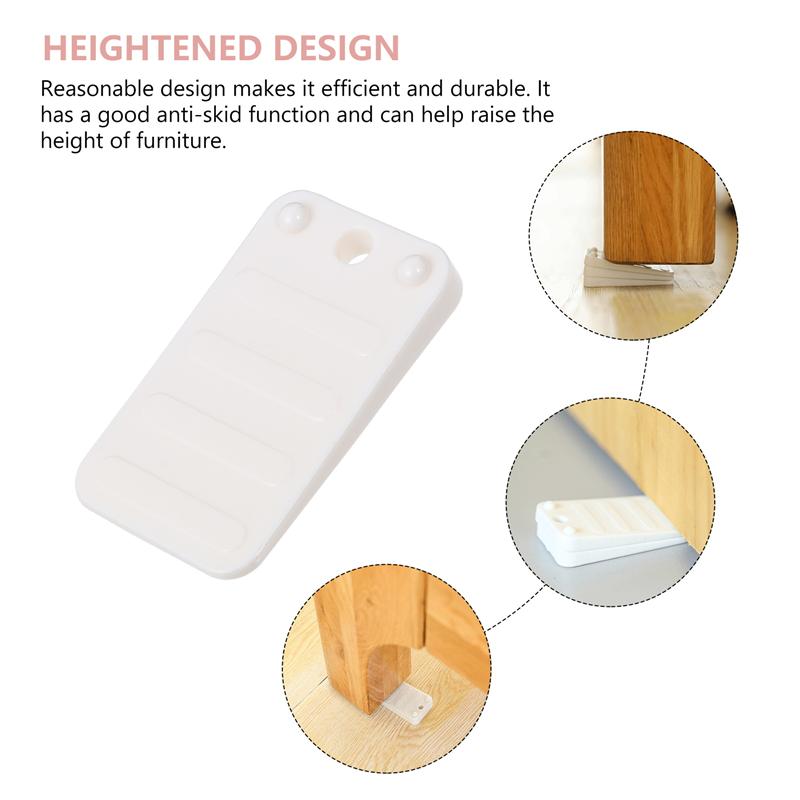 6pcs Furniture Feet Mats Simple Sofa Table Leg Bed Foot Base Raising Pads Furniture Sofa Table Leg Bed Foot Increase Cushion