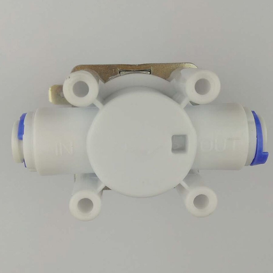 1PC Electric Solenoid Valve Magnetic DC 24V Water Air Inlet Flow Switch 1/4 " quick joint access Influent solenoid 24v