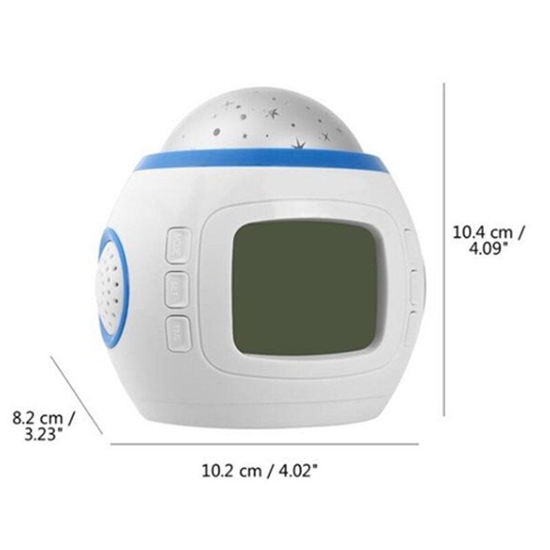 Baby Kids Music Projection Alarm Clock Sky Star Children Toys Light Up Glow In The Dark Children Christmas Bedroom Decor