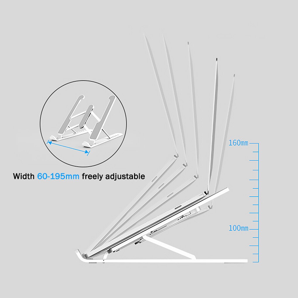 Portable Laptop Stand Holder Foldable Support Base Laptop Stand For Macbook Pro Air HP Lapdesk Computer Cooling Bracket Riser