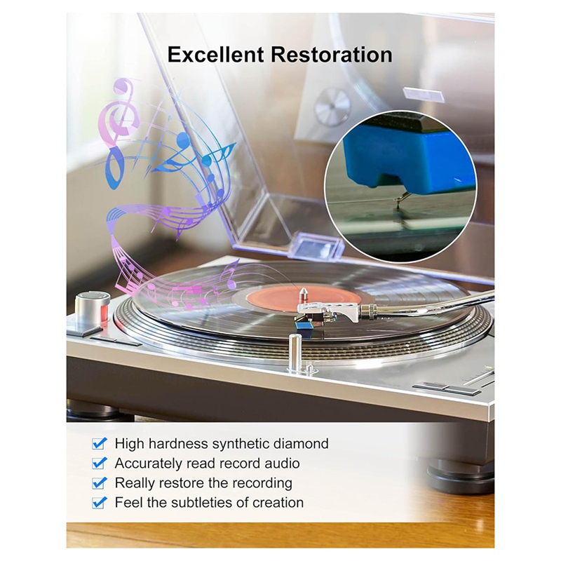 Tocadiscos De Vinilo Bluetooth Vintage De 3 Velocidades Con Altavoces Incorporados - Foto 12