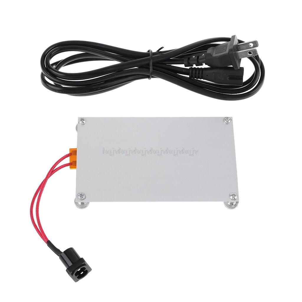 550W Aluminum LED Remover PTC Heating Plate Soldering Chip Remove Weld BGA Solder Ball Station Split Plate US Plug: 1set  Heating Plate