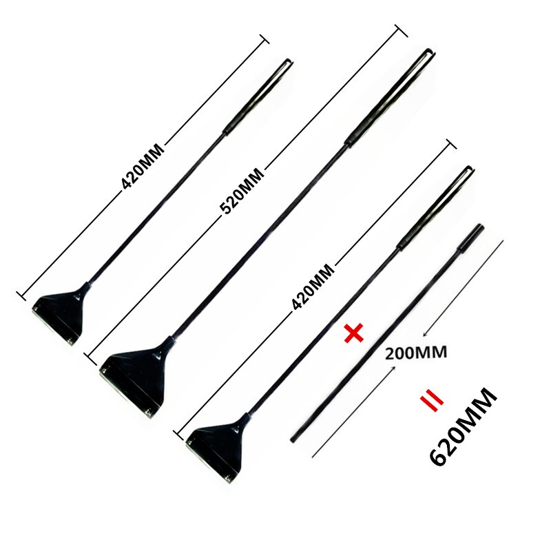 Stainless Steel Aquarium Algae Scraper Fish Tank 2in1 Silicone Scraper Blade Aquatic Water Live Plant Grass Cleaning Tool Kit