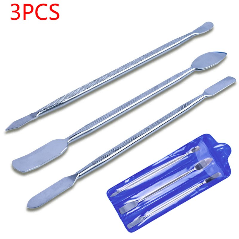 Piezas universales de Metal para reparación de teléfonos móviles, herramientas de apertura de palanca de Metal para teléfonos móviles, portátiles, tabletas, Herramientas de reparación de pantalla, novedad de 1/3 Uds.: 3 pcs