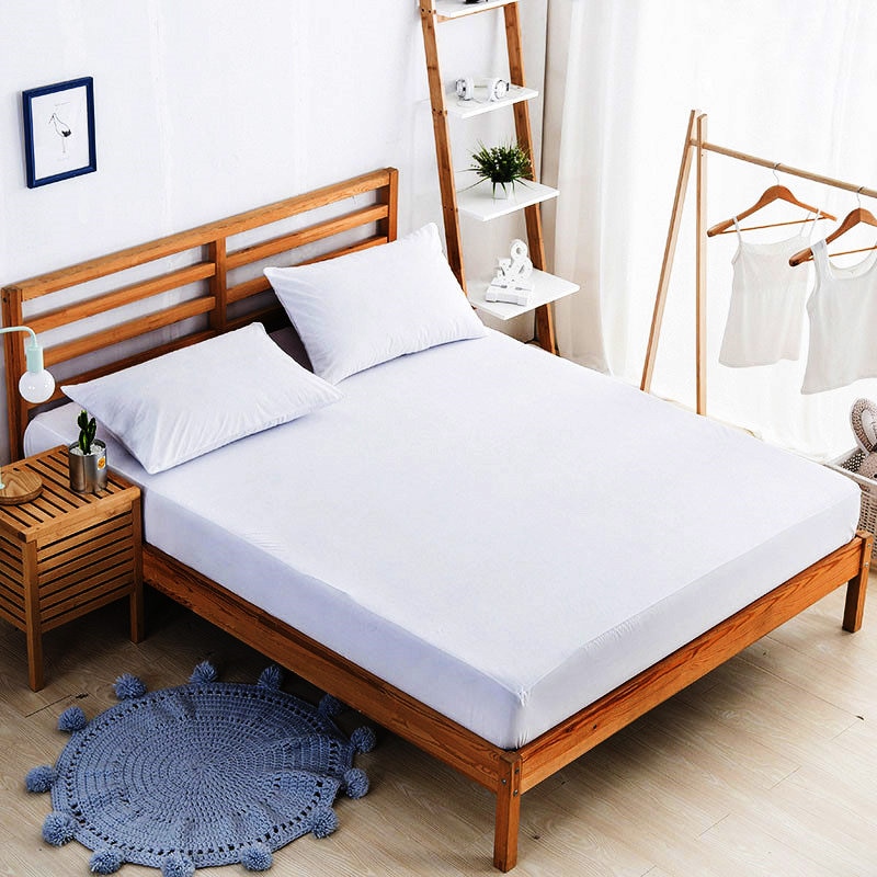 Terry Waterdichte Matrashoes Anti Mijten Laken Waterdicht Matras bescherming bed pad Matras Topper katoen namatrasnik