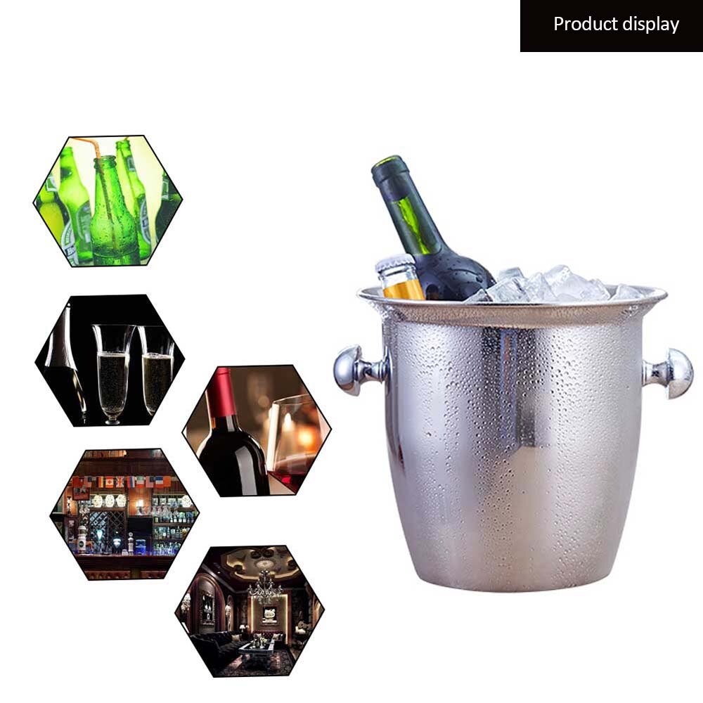 2L/5L Stainless Steel Thicken Red Wine Ice-pail Co... – Grandado