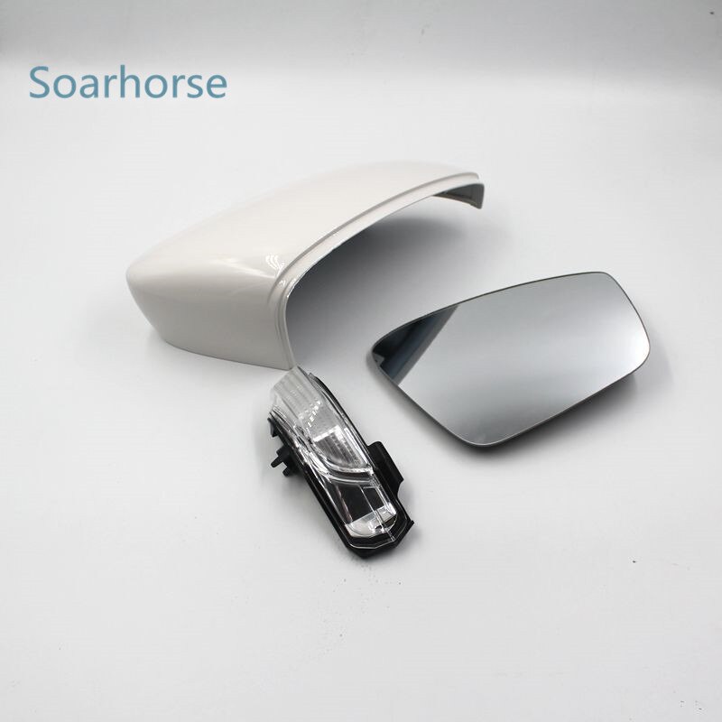 For Skoda Fabia Rapid RearView Mirror Cover Shell Side Mirror frame indicator Light Mirror Glass Lens