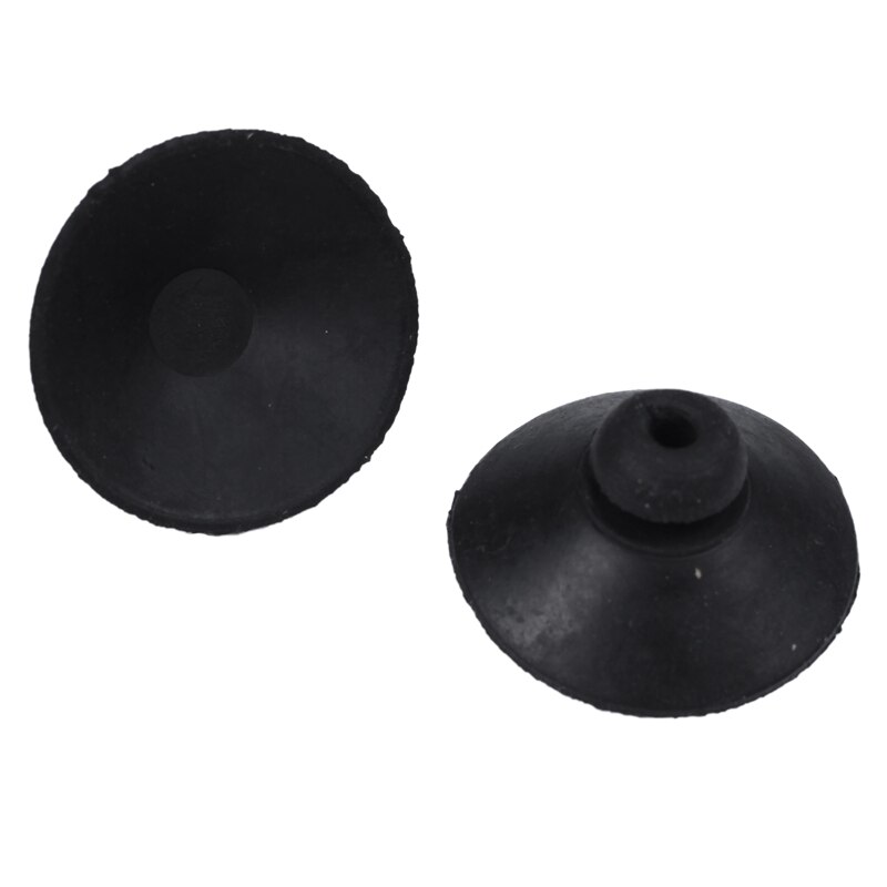 Myk plast akvarie sugekopp klips 28mm diameter 8 stk svart