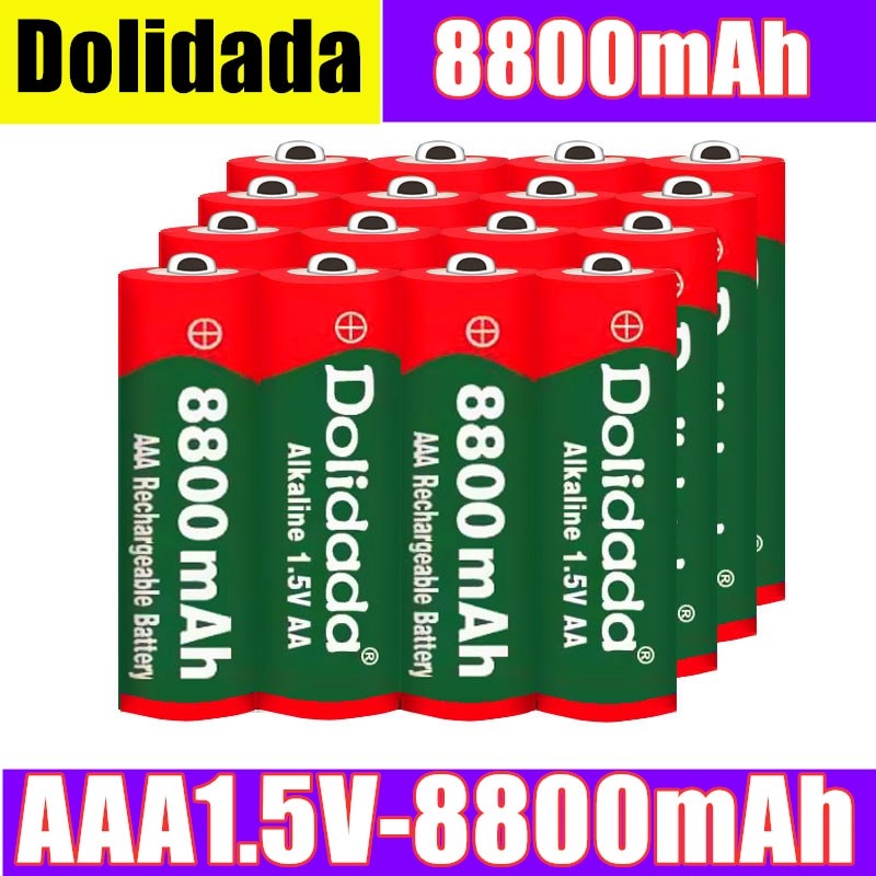 Brand 1.5V AAA rechargeable battery 8800mah AAA 1.5V Alkaline Rechargeable batery for led light toy mp3