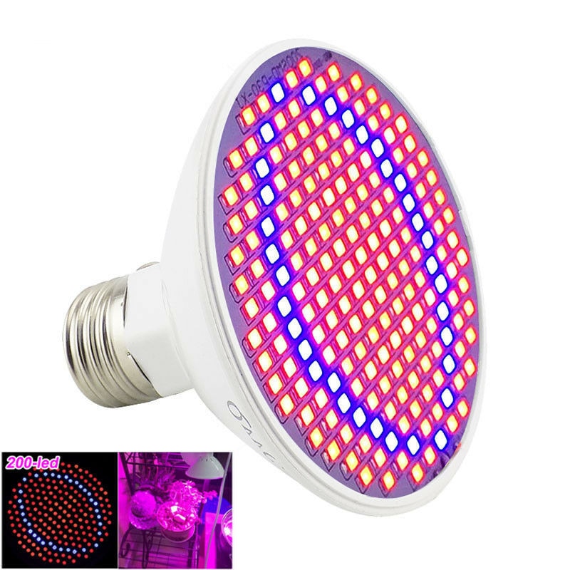 E27 24 W 200 LED Plant Grow Light lamp bloem zaden Groeiende Lichten Bollen Hydrocultuur