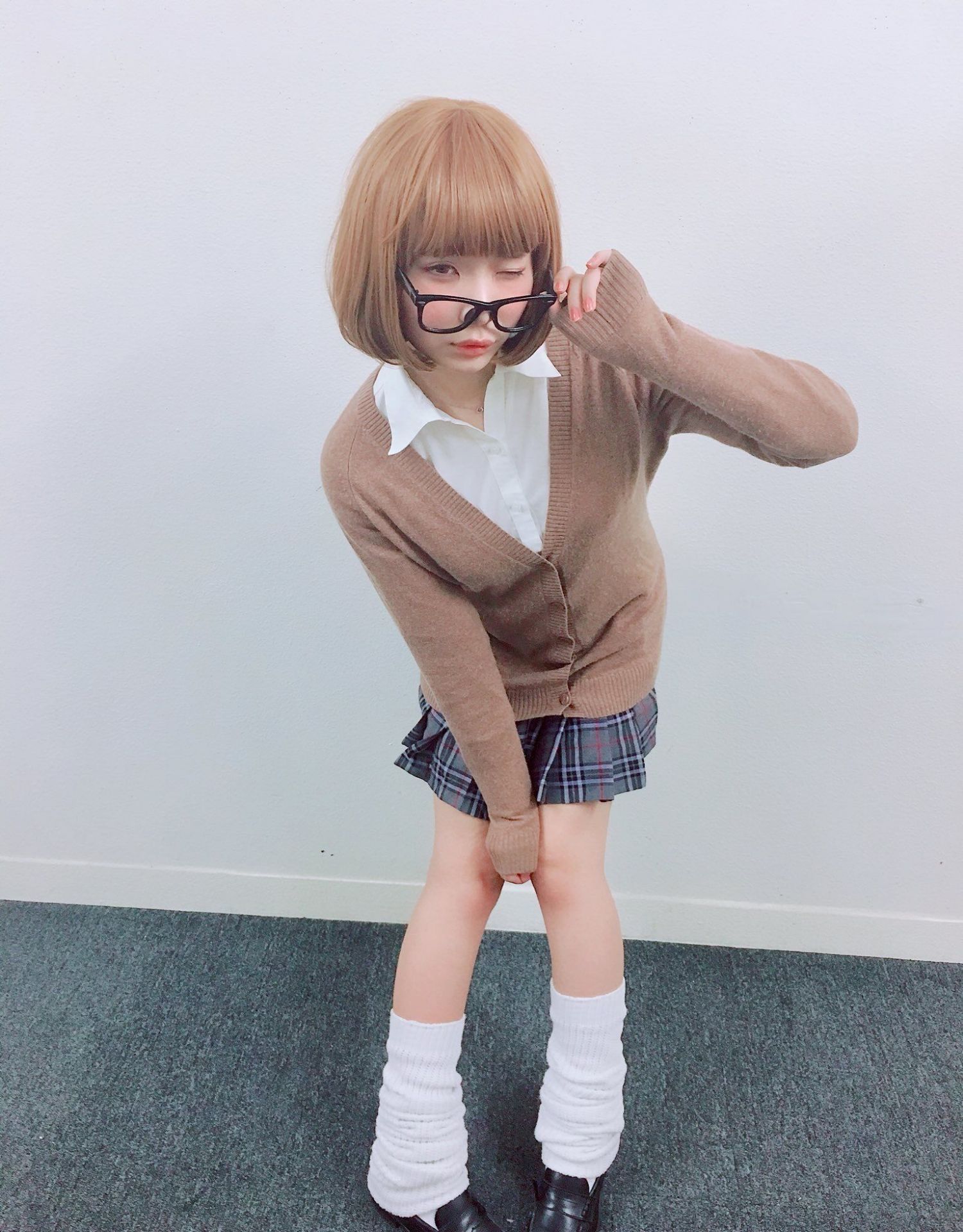 Japan JK Uniform Loose Socks Anime Cosplay Women Slouch Socks Girl Student Stocking Leg Warmers