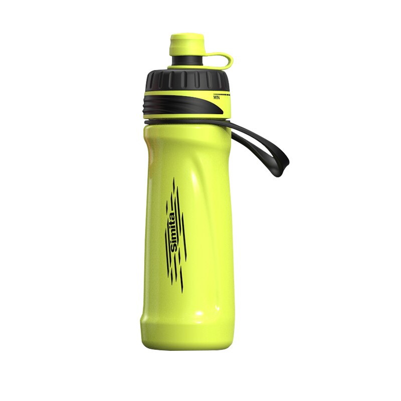 Simita Squeeze Water Bottle,Plastic Sport Bicycle Bottle,Protable Outdoor Drinkware Kettle,Energy Drink,Leak Proof,750ml BPAFree: Yellow