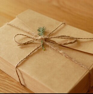 Enveloppe Vintage en papier Kraft | Mignon, 12 $ US 160x110mm, pour de mariage, commande unique,
