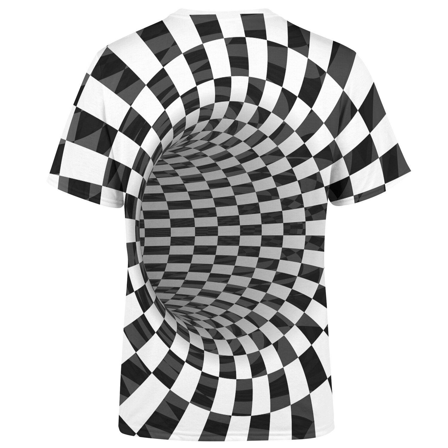 Mænds psykedelisk hvirvel-t-shirt korte ærmer eddy toppe tees 3d mønster skjorte mænd / kvinde skjorte bølgelinjer toppe unisex tees