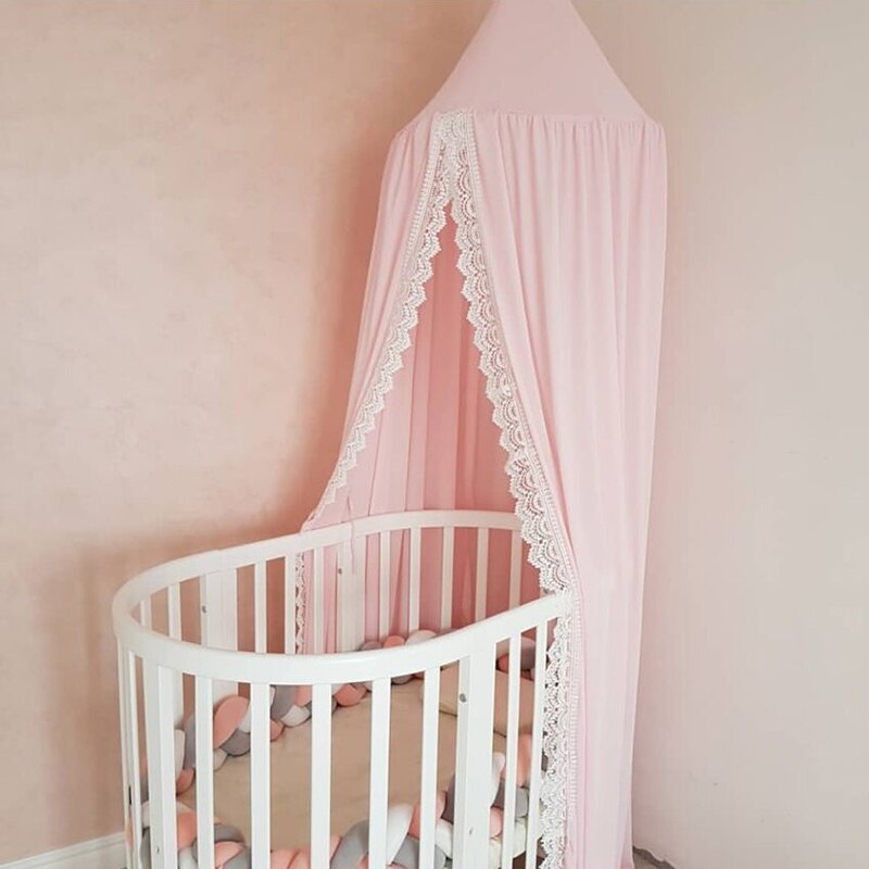 Mosquitera con dosel para bebé, cortina para cama de princesa, ropa de cama, cuna, decoración para habitación de niños, tienda de juegos para casa