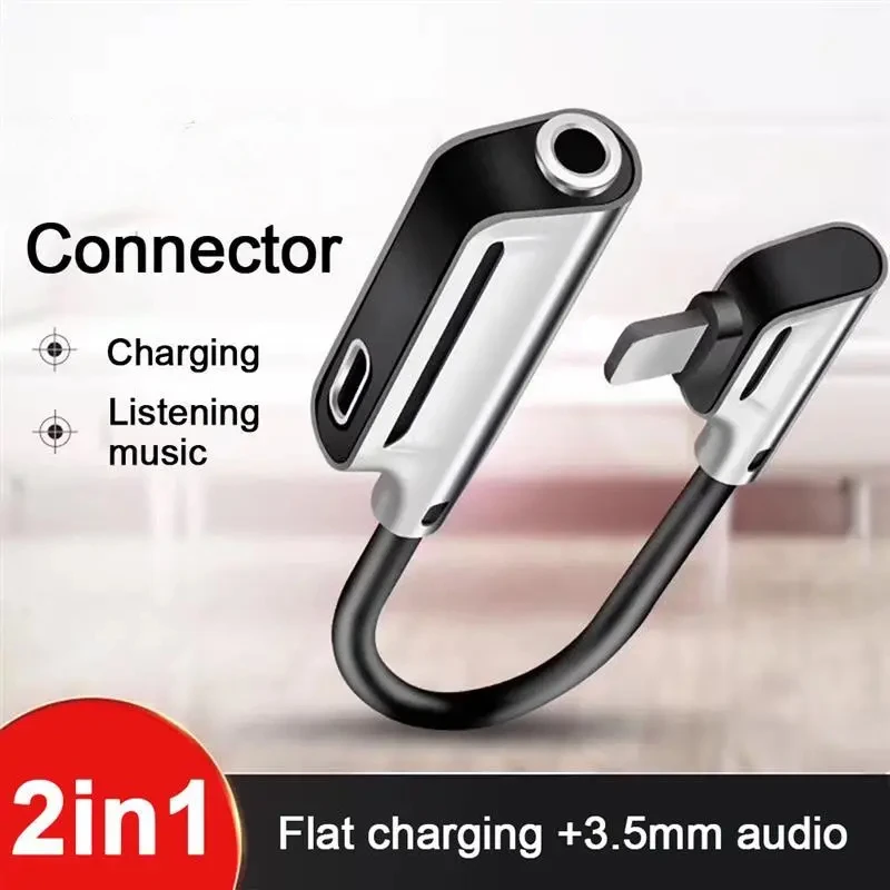 8-poliges bis 3,5-mm-Buchse-Aux-Kabel für iOS-Adapter-Kopfhörer anschluss für IP 14 13 12 Profi 7 8 Plus für iOS 14 über dem Ladekabel