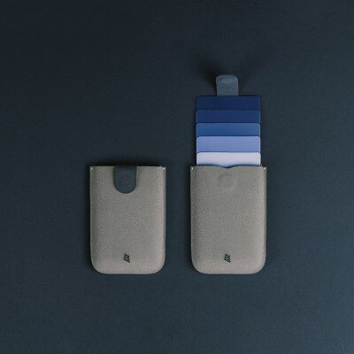For Xiaomi DAX V2 Mini Slim Portable Card Holders Men Women ID Credit Card Holder Protector Gradient Wallet Business Cards Case: DAXv2Blue
