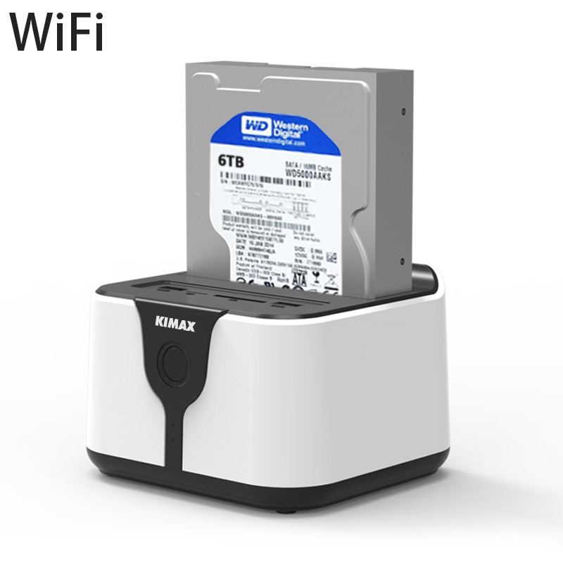 Station d'accueil WiFi HDD Ports USB externes lecteur de carte Extension de stockage LAN personnel transmission de données sans fil 3 Modes de fonctionnement