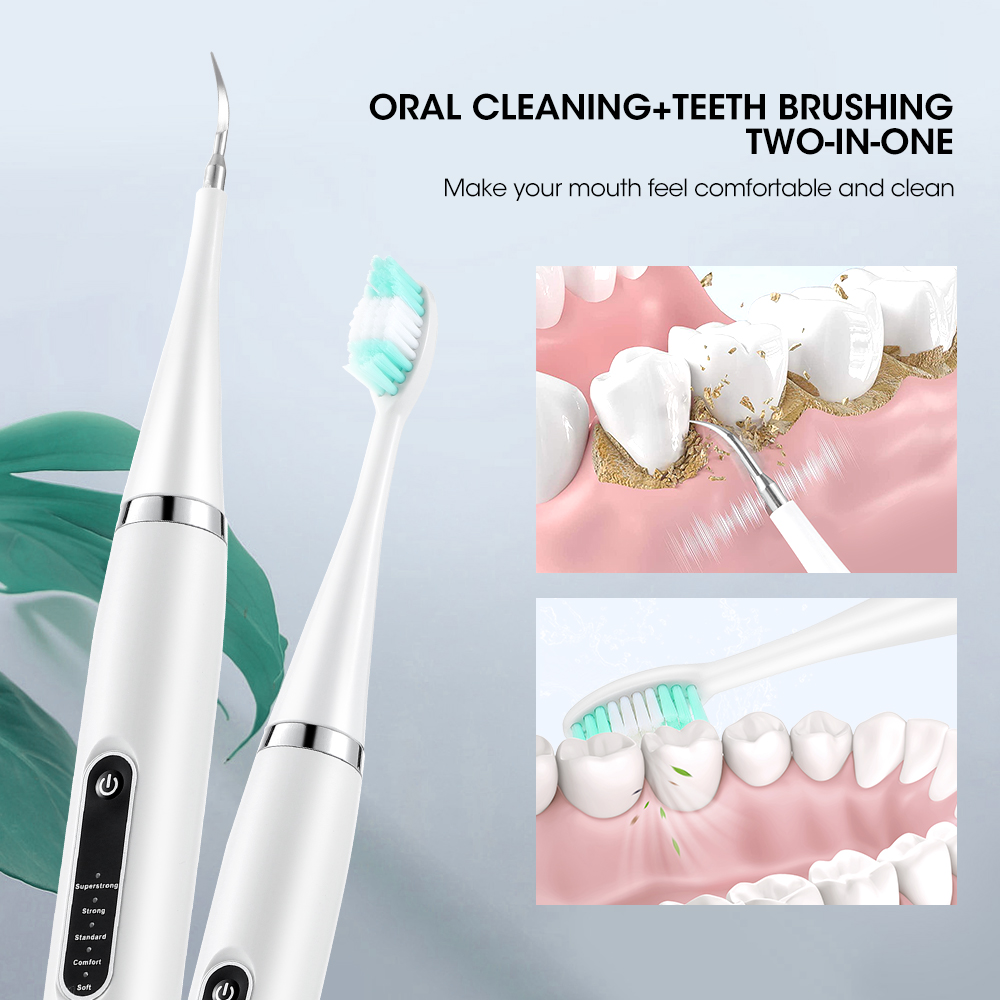 Elektrische Zahnaufhellungsbürste Sonic Zahnbürste Zahnstein Eliminator Schaber Reiniger Dental Scaler Zahnstein Steinentferner Mundpflege