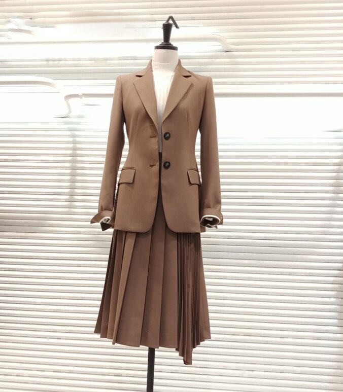 Jurken, lange blazers, enkelrijs, kantoorkleding, dames, geplooide mini-jurken met riem, plus size