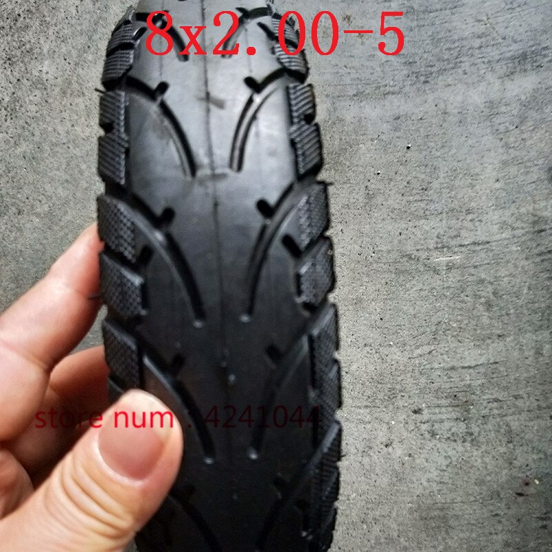 8X2.00-5 Tyres Tubeless Tires with alloy rims 8 inch wheel hub for Pocket Bike MINI Bike
