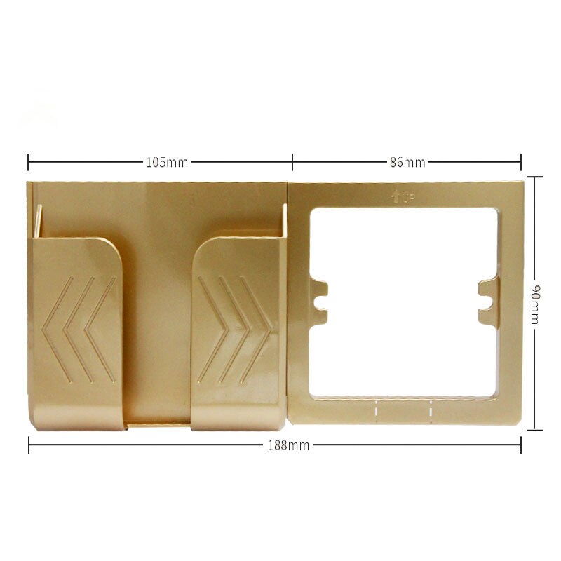 Wall Socket Phone Holder Bracket Dual USB Power Outlet Socket Wall Charger Adapter Home Phone Charging Holder Display Support