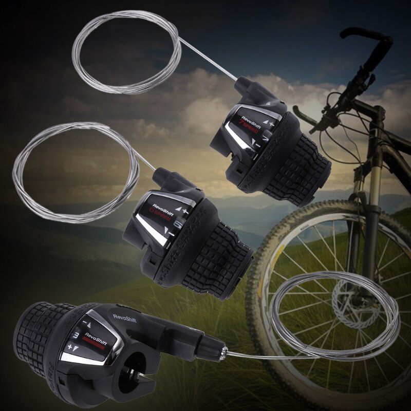 Vélo Twist Grip Gear Vélo Shift Levier Shifter Dérailleur Poignée 3x7