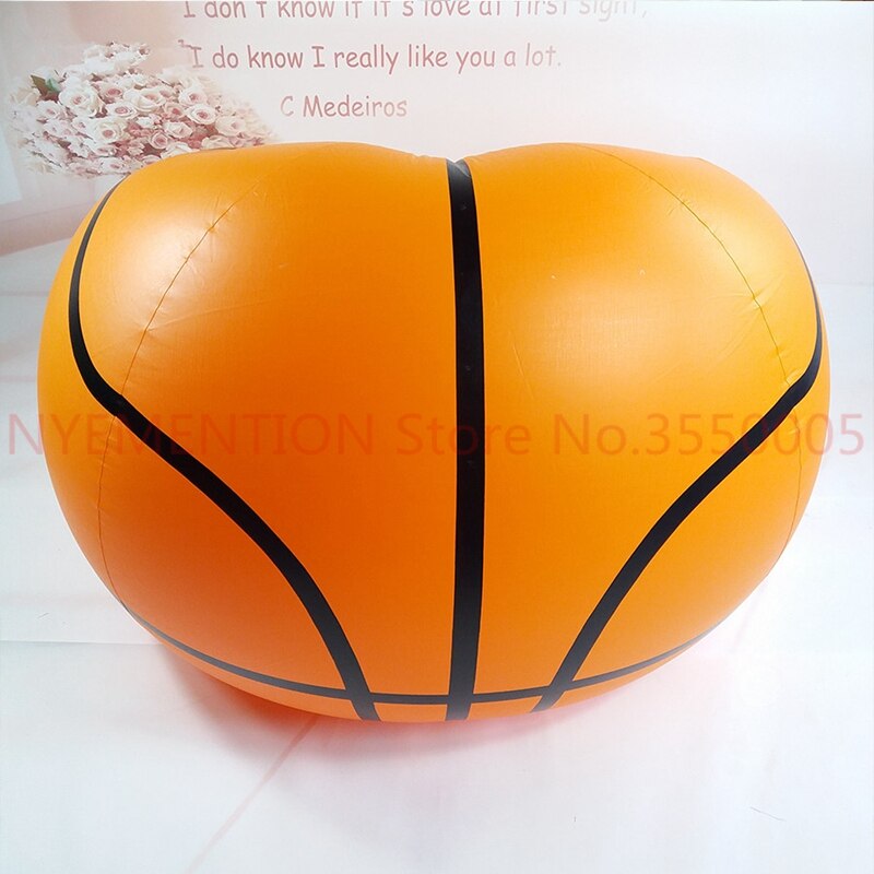 Basketball Inflatable Sofa Air Bean Bag Chair Portable Outdoor Garden Sofa 1pcs