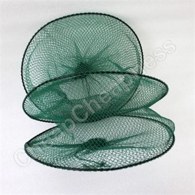 Pliable Crabe Poisson Écrevisse Crevettes Appâts de Pêche Au Vairon Piège Épuisette Cage Spéciale de Tirette En Nylon Cage De Filet De Pêche