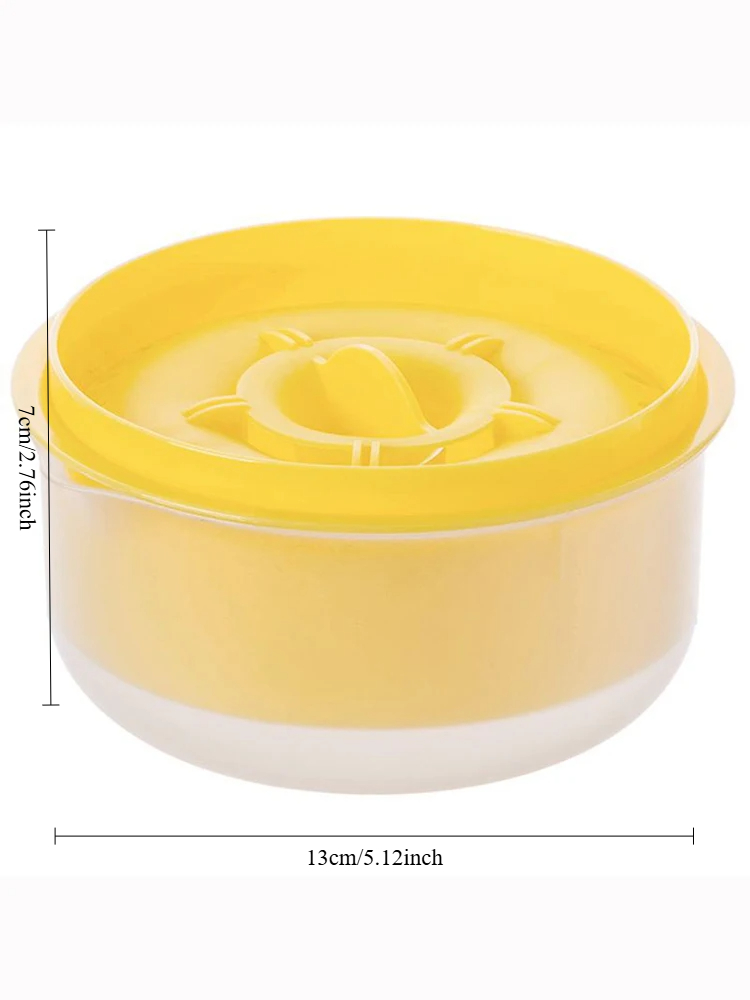 Egg Yolk Separator And Egg Separator Baking Tools Large Capacity Kitchen Accessories Clear Kitchen Gadgets: Yellow