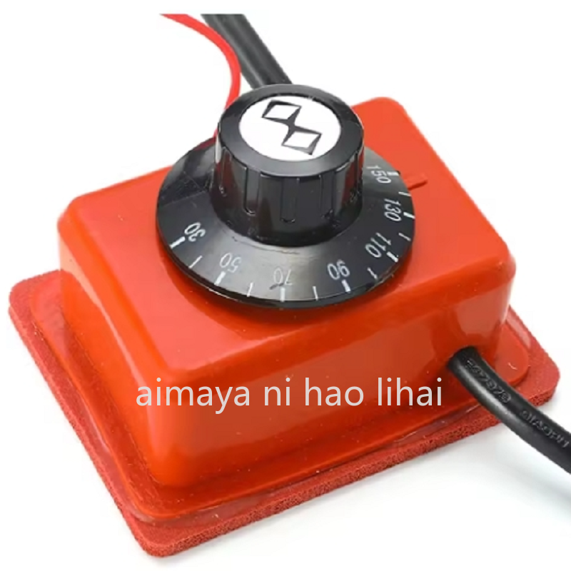 110v/220v flexible silicone rubber heating mats, electric heating plate, self-adhesive heating mat with temperature controller and thermostat