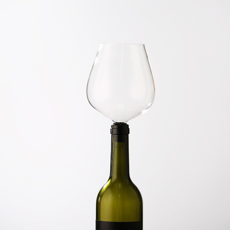 Barware transparent direkt till dricksvinsdekantsglaskopp packad i vinflaskproppsverktyg