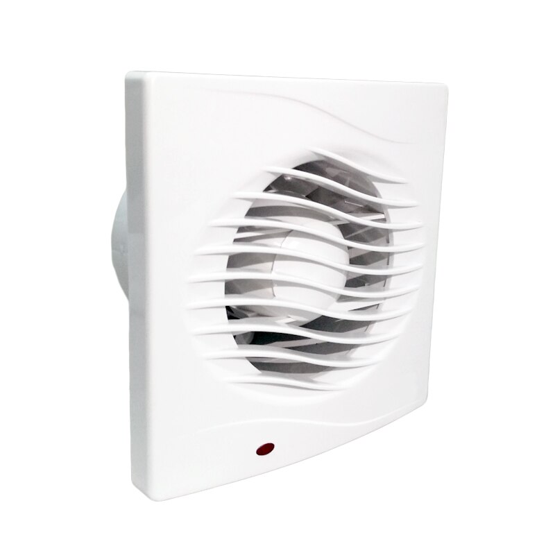 4 inch home ventilator voor badkamer keuken lucht ventilator plastic ventilator muur raam extractor met licht 220 V