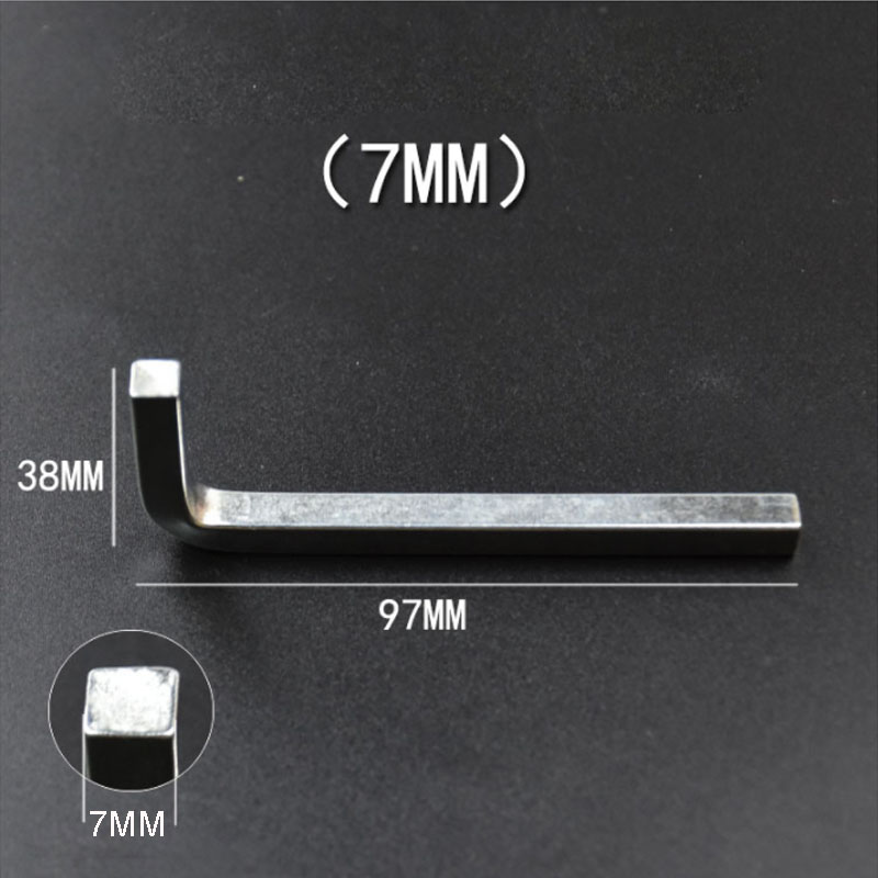 1 st fyrkantsnyckel 4 -punktsnyckelsats skruvmejsel cr-v universal l typ skiftnyckel metriska handverktyg 3mm/4mm/5mm/6mm/7mm/8mm/10mm