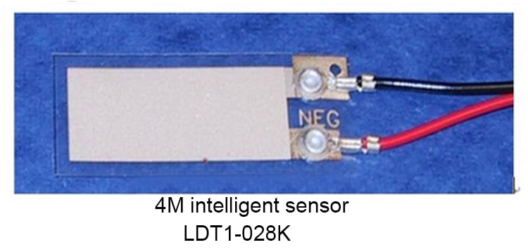 Vibration Sensor LDT1-028K Tactile Vibration and Shock Measurement PVDF Piezoelectric Film Sensor