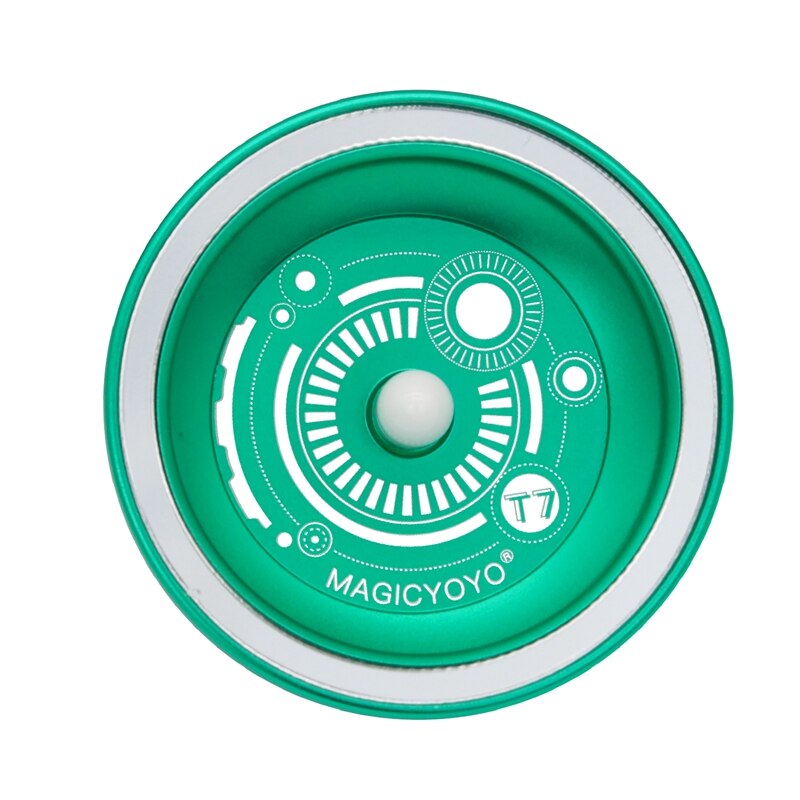 Magicyoyo responsives jojo  t7, metall-aluminium-jojo für kinder anfänger mit tasche und 5 ersatz-jojoschnüren