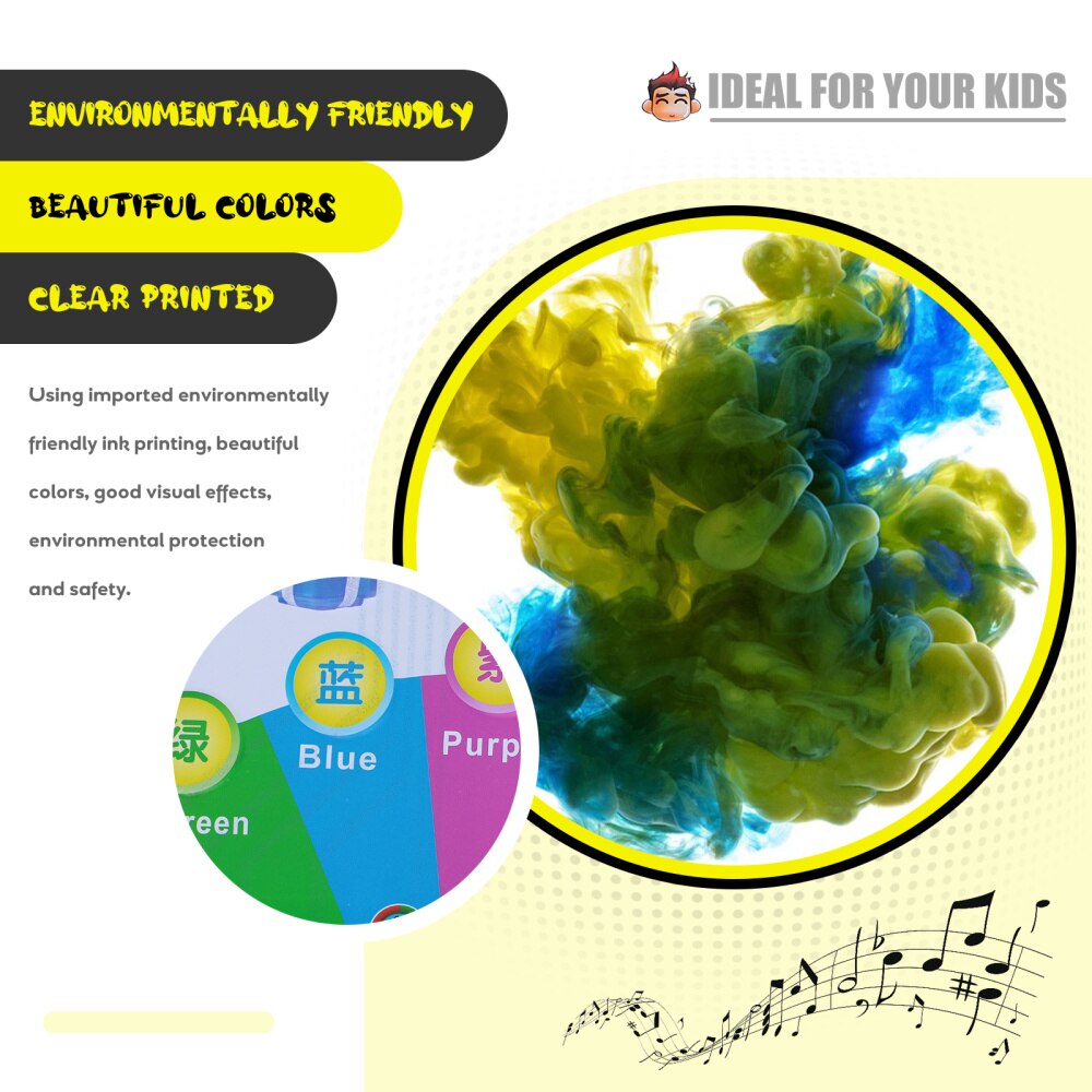 2pcs Toddler Early Educational Audio Learning Chart Between English and Chinese