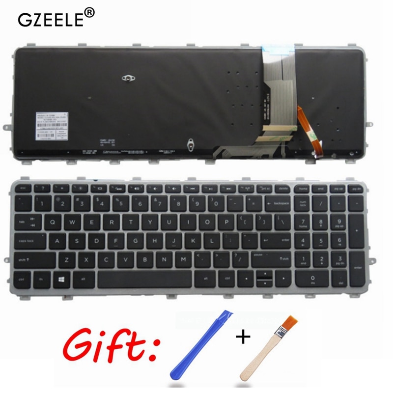 for HP ENVY 15-J 17-J 720244-001 711505-001 736685-001 6037B0093301 V140626AS2 laptop US keyboard backlit