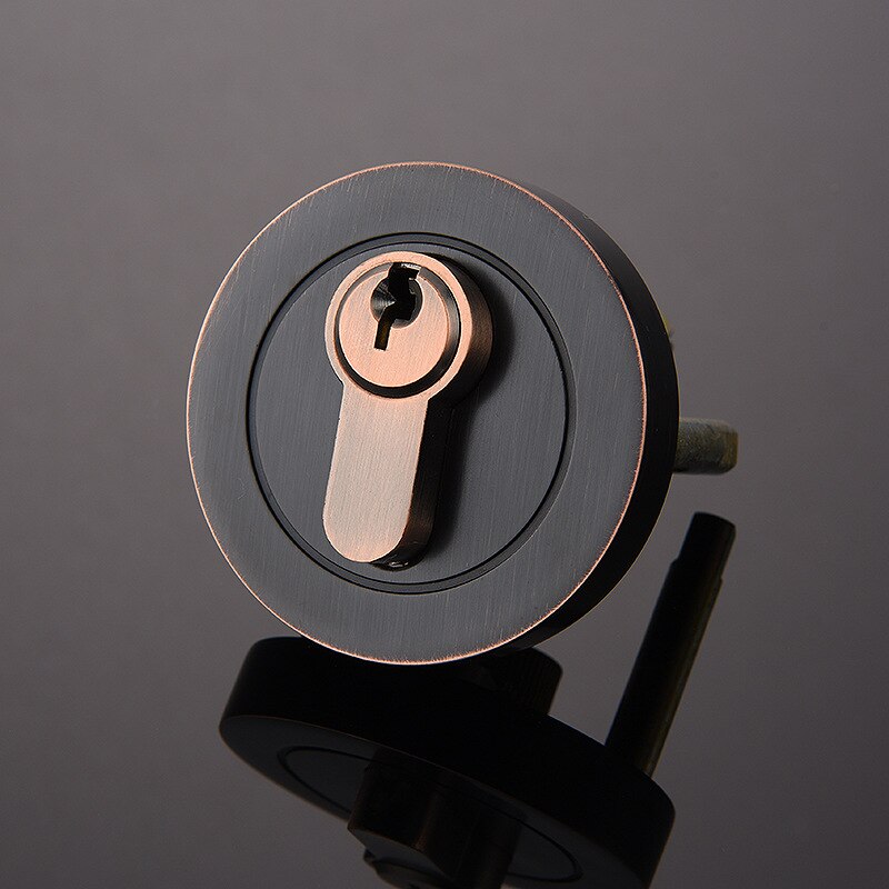 Door lock indoor wooden door lock bedroom split handle lock door lock black mute household universal indoor door lock