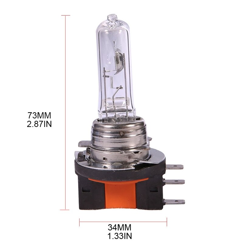 Ampoule halogène H15 12v 15/55w, 50LC, 2 pièces, lampe de jour et de surbrillance, Super blanc