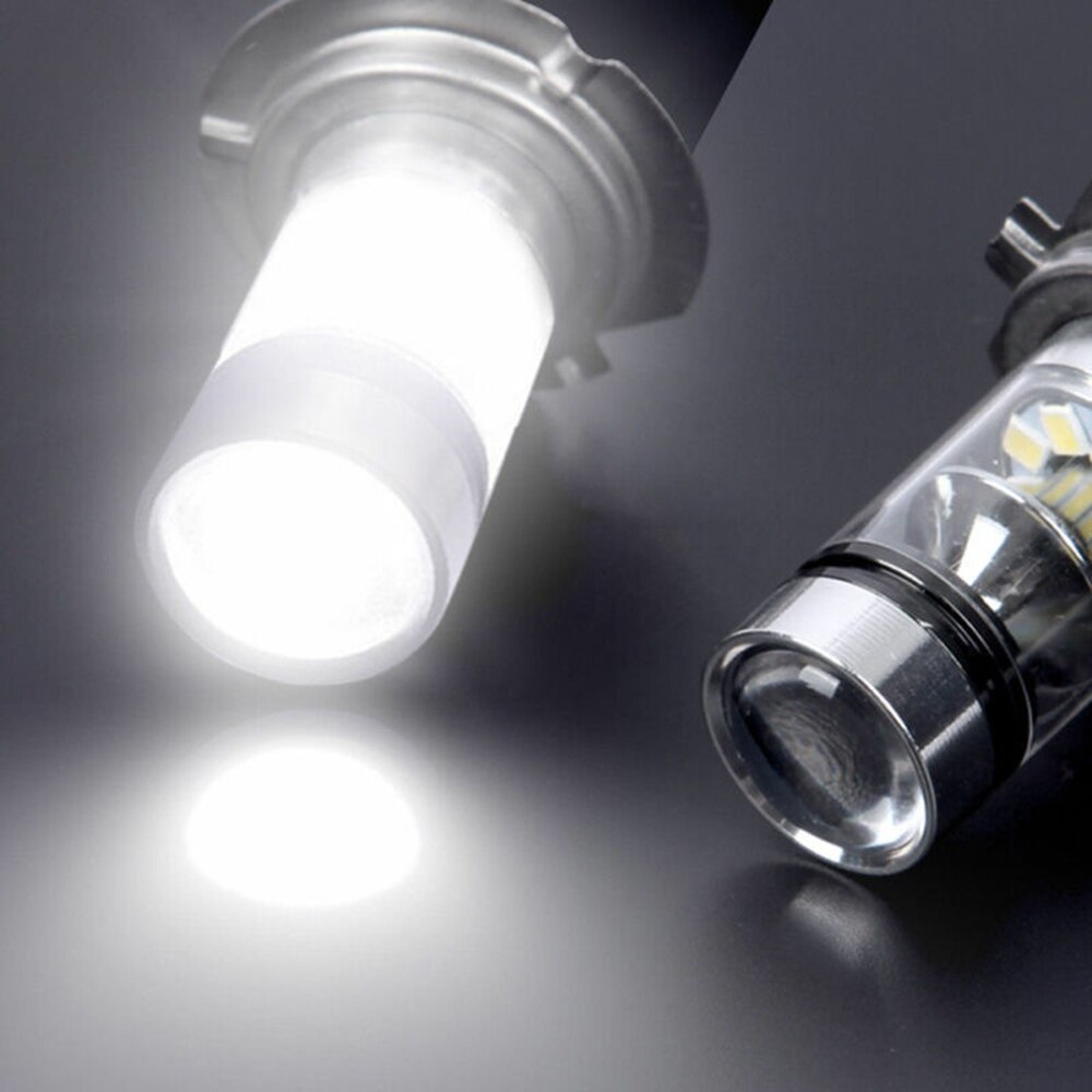 2 stuks auto led-verlichting puur wit 6000k-6500k auto koplampen mistlampen voor ford voor chevrolet auto koplamp decoratie autolicht