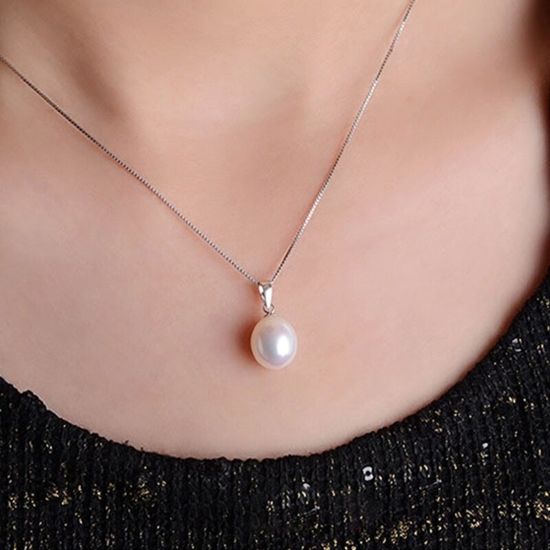 YIKALAISI 100% natuurlijke zoetwater parel sieraden set hanger oorbellen 925 sterling zilveren sieraden voor vrouwen beste cadeaus