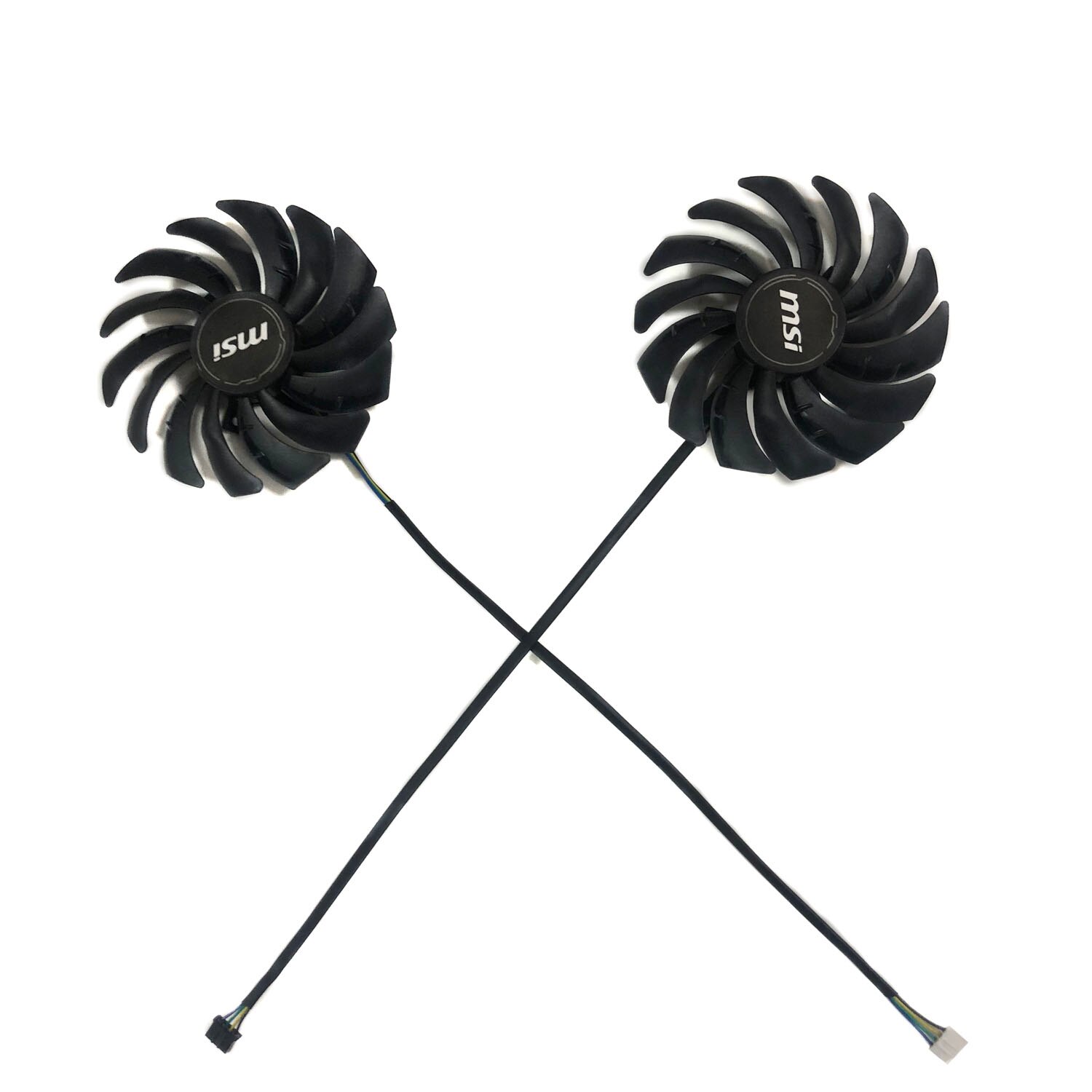 2Pcs/Set PLD10010B/S12HH VGA GPU Cooler Fan For MSI RTX 3060 3060Ti 3070 VENTUS 2X OC Video Graphics Cards Cooling
