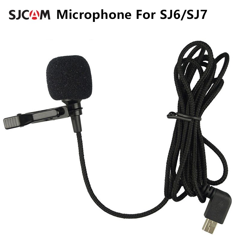 Sjcam SJ6 Externe Microfoon Mic Met Clip Voor Sjcam SJ6 Legend/SJ7 Ster/SJ360 Sport Actie Camera Accessoires