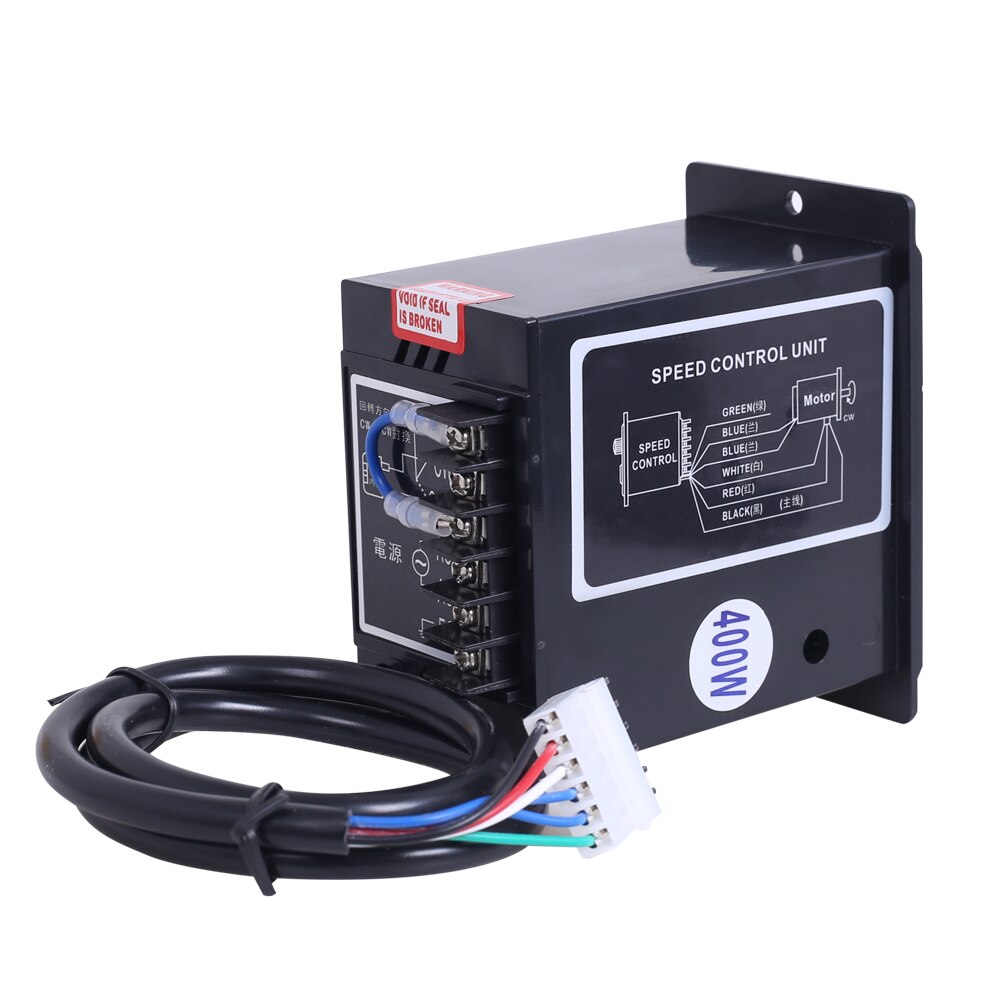 Contrôleur de vitesse de moteur AC 400W, avec interrupteur marche/arrêt et bouton, variateur de vitesse, pour moteur AC 220V, 50HZ