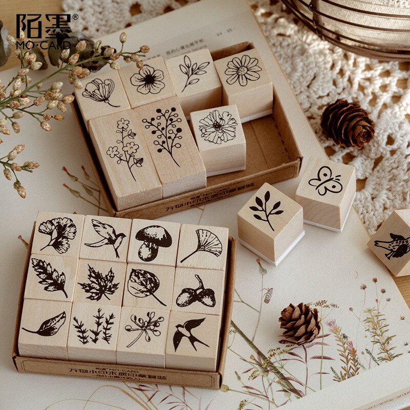 Vintage Kat Beer Panda Dier Leven Stempel Diy Houten Stempels Voor Scrapbooking Briefpapier Scrapbooking Standaard Stempel