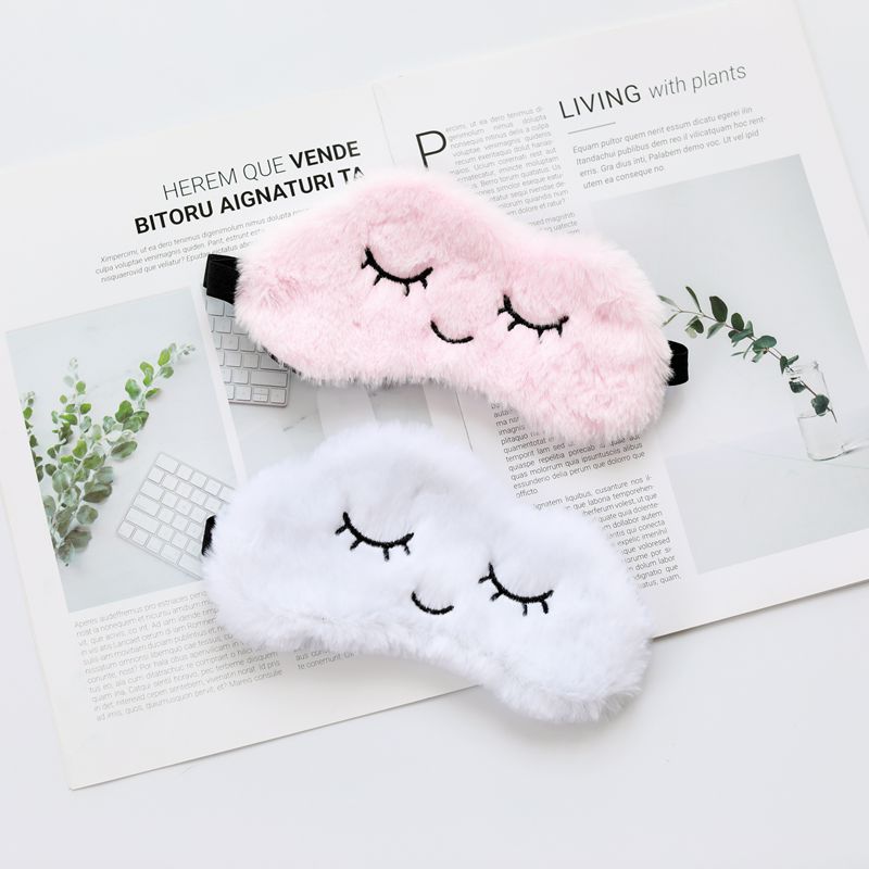 Party Cloud Eye Mask Cartoon cute Variety Sleeping Mask Plush Cover Eyeshade Relax Mask Suitable for Travel Home Party