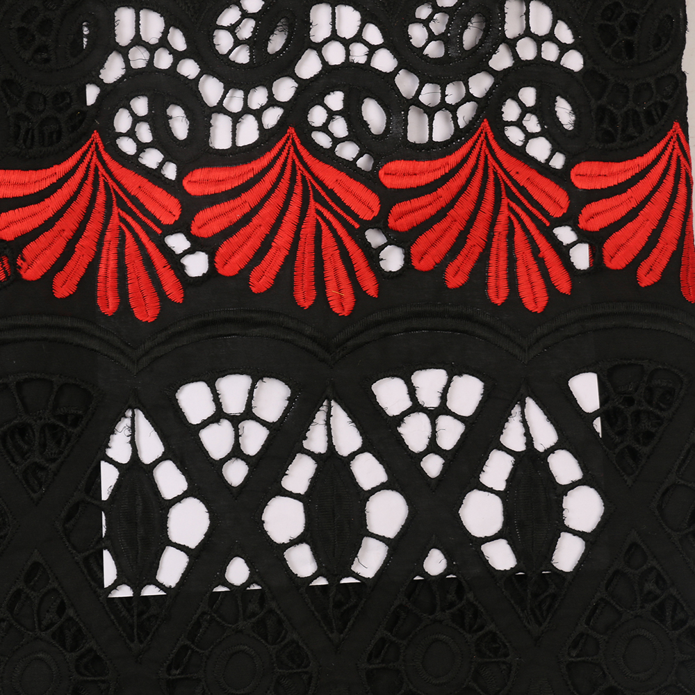 African Nigerian Dry Lace Fabric Pure Cotton Swiss Voile Lace in Switzerland for Sewing Dresses KS3114B