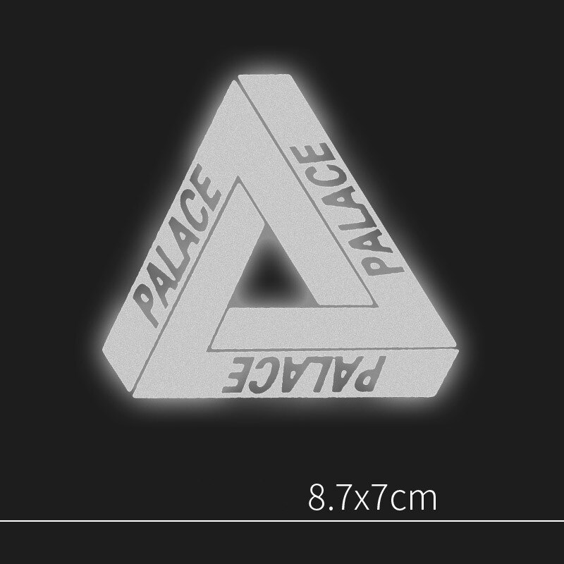 Multi-form varmeoverførende reflekterende tape stempling folie klistermærke vinyl film sølv jern på stof reflekterende klud gør-det-selv syning: Palads