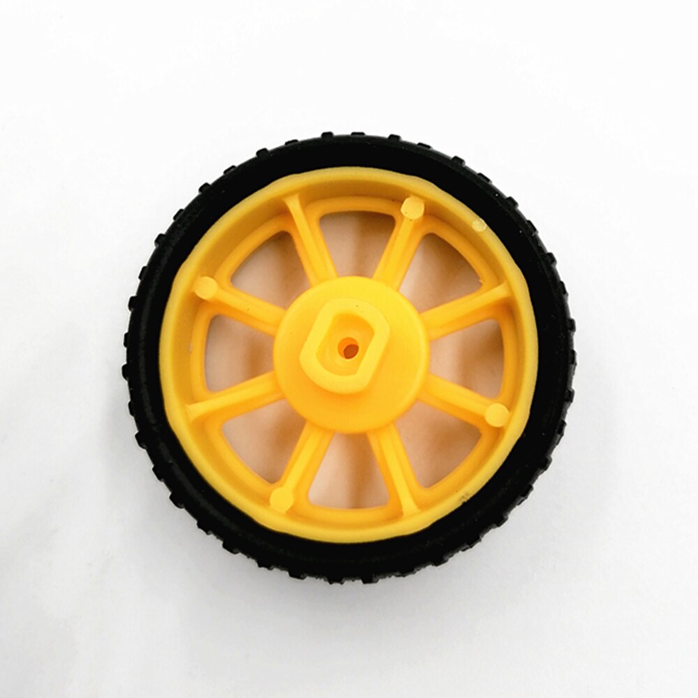 10 stücke 2*42mm gummi-beschichtet Panzer räder TT Motor- räder gummi räder kleinen rädern spielzeug räder